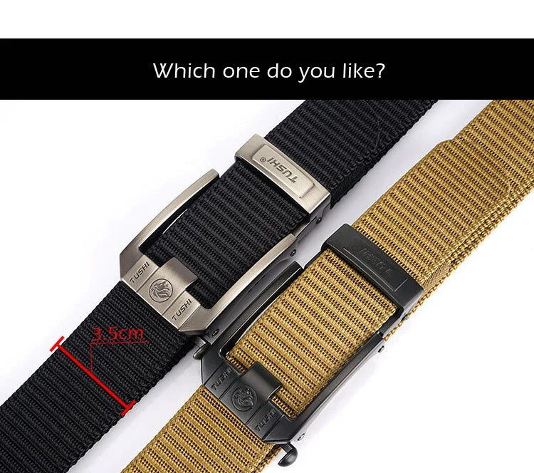 MEDYLA Tactical Belt Nylon Military Army belt Outdoor Metal Buckle Police Heavy Duty men's Training Hunting Belt