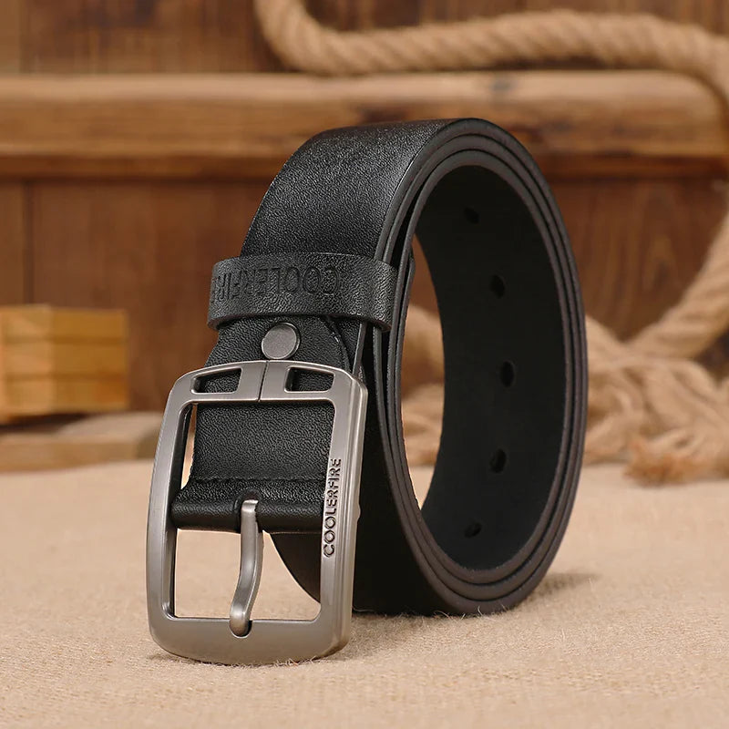 Men Genuine Leather Belts Cowskin Classic Designers Belts for Men Vintage Westernboy Leisure Casual Jeans Strap HQ223