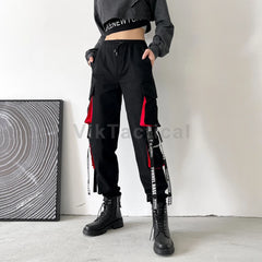 Women Cargo Pants 2023 Harem Pants Fashion Punk Pockets Jogger Trousers