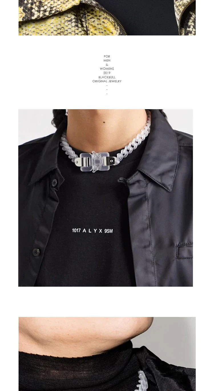 EDY 21SS Hip Hop Punk  PVC Letter Logo Buckle Bracelet For Men Women Girls Jewelry