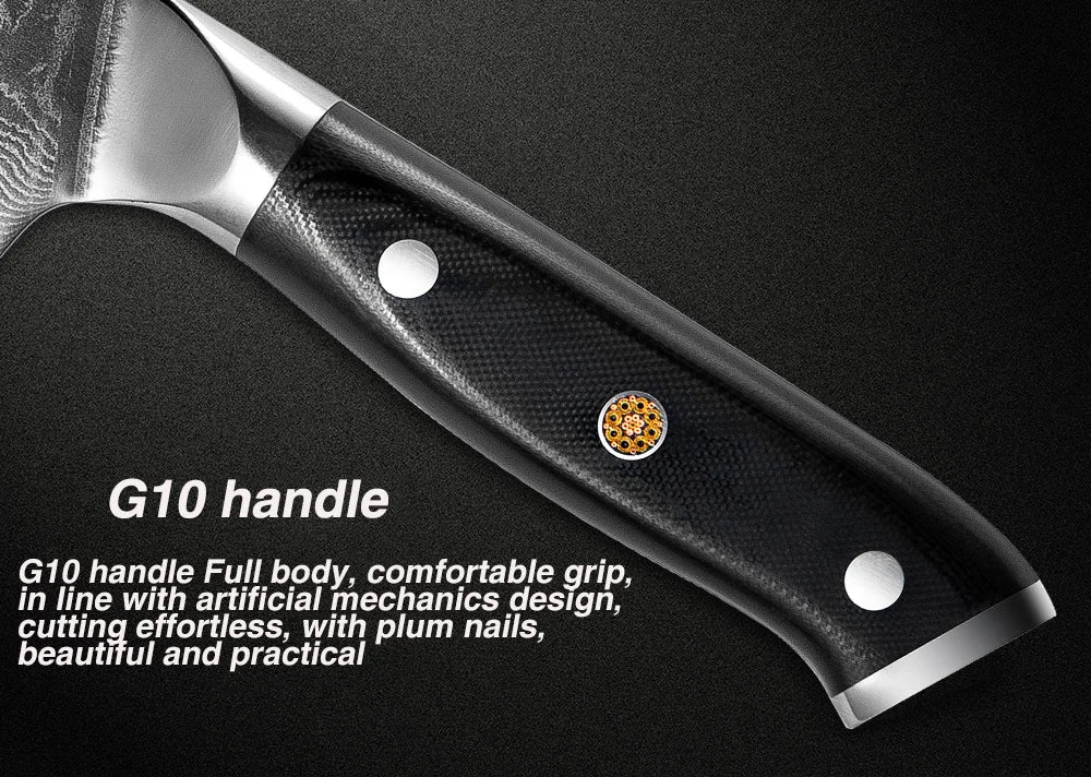 Damascus kitchen Knife 1-9PC 67 layers Japan Damascus steel Chef knife Sharp