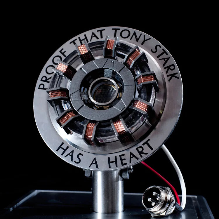 Avenger Iron Man Mk1 Arc Reactor Tony Stark Heart Of Mark Figure Led Light Model Superhero 1:1 Cosplay Toys Chest Lamp Kids Gift