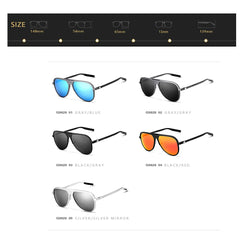 Sunglasses Aluminum  Polarized UV400 Mirror Classic Sun Glasses Men