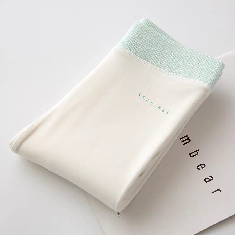 Ribbed Leggings For Women High Waist Autumn Winter Warm Legging Cotton