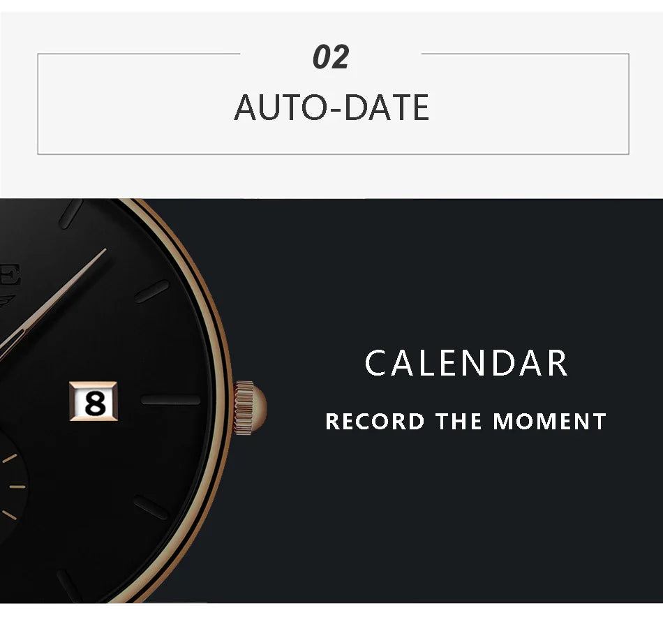 LIGE Ultra Thin Fashion Casual Ladies Watches Elegant Luxury Waterproof Business Quartz Watch for Women Gift Auto Calendar Clock