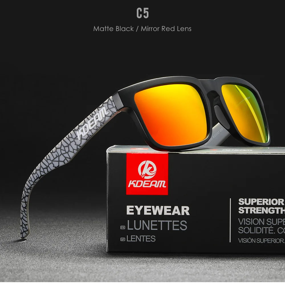 Sunglasses Outdoors Lifestyle Coating Sun Glasses New Matching Colors With Box