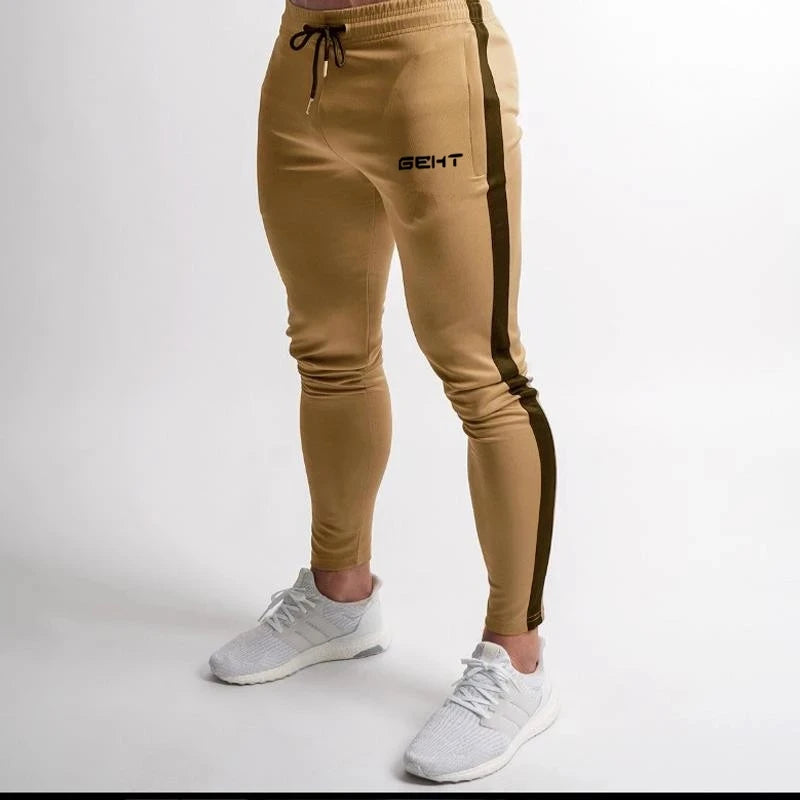 Casual Skinny Pants Mens Joggers Sweatpants Fitness Workout