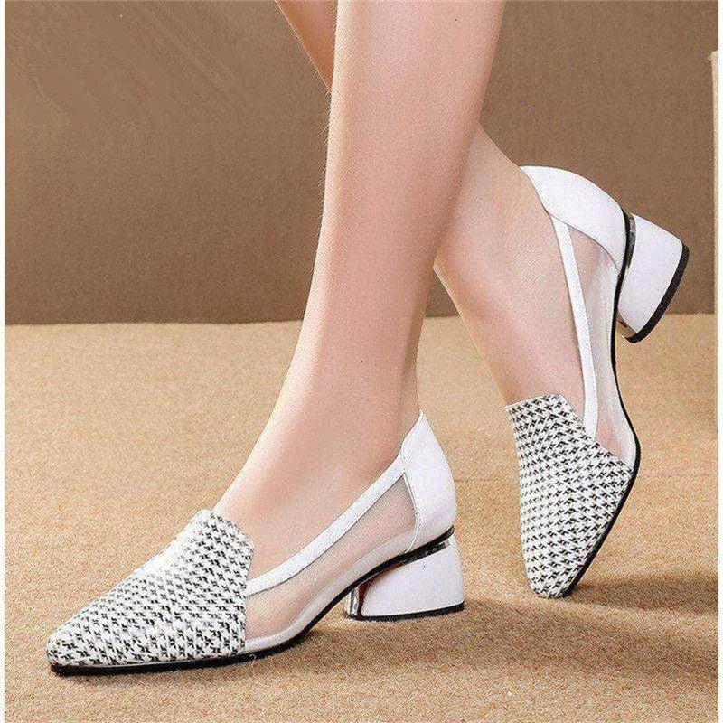 Cresfimix zapato negro tacon women cute sweet high quality green slip on heel pumps for party ladies casual comfort shoes a6123