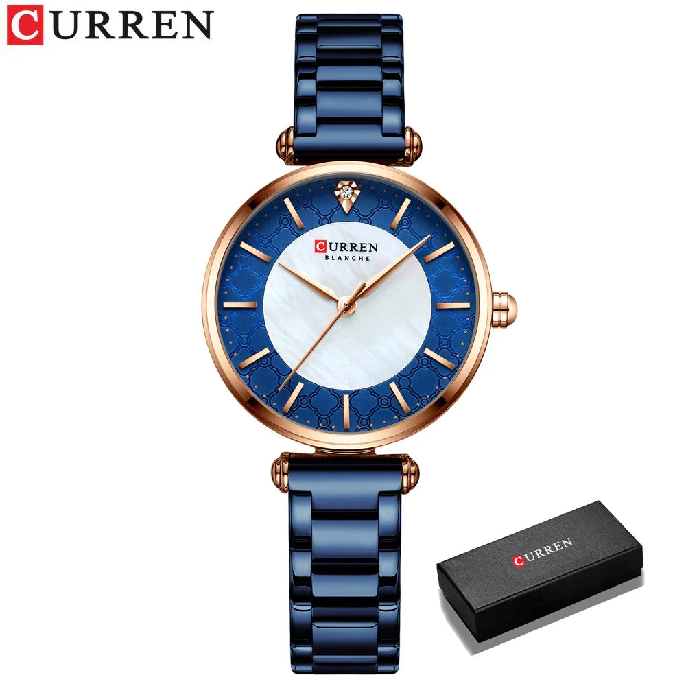 New Fashion Watch Women CURREN Top Brand Ladies Creative Steel Women Bracelet Watches Female Waterproof Clocks Relogio Feminino