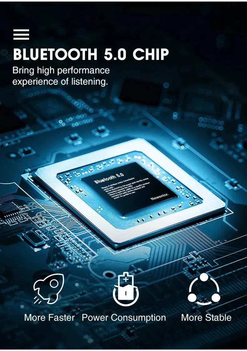 Bluetooth Earphone Dual Wear Style Sport Wireless Headset Earbuds Stereo