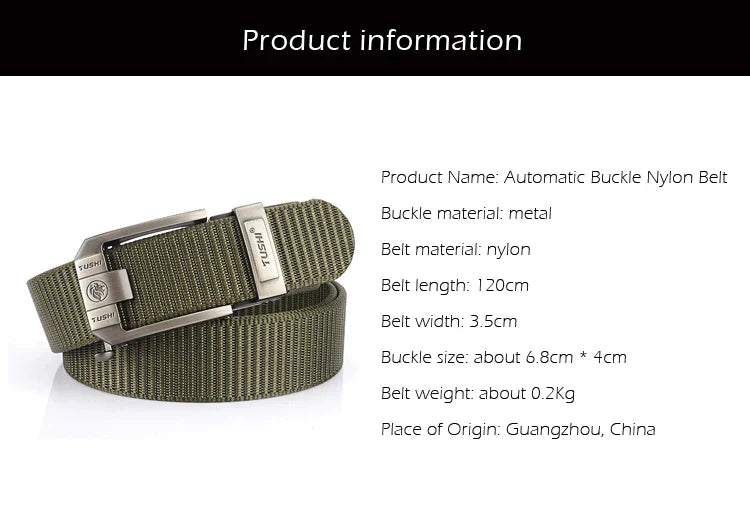 MEDYLA Tactical Belt Nylon Military Army belt Outdoor Metal Buckle Police Heavy Duty men's Training Hunting Belt