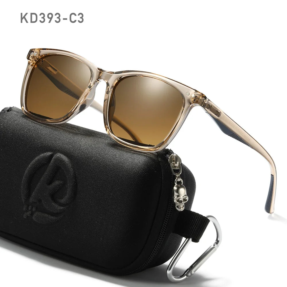 Sunglasses Polarized Lens TR90 Material Frame Spring Stainless Steel Hinges