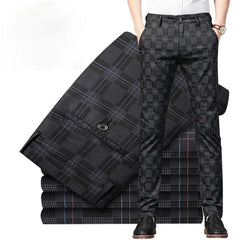 Casual Pants Men Fashion Korean Streetwear Men's Straight Slim Fit Pants Trousers