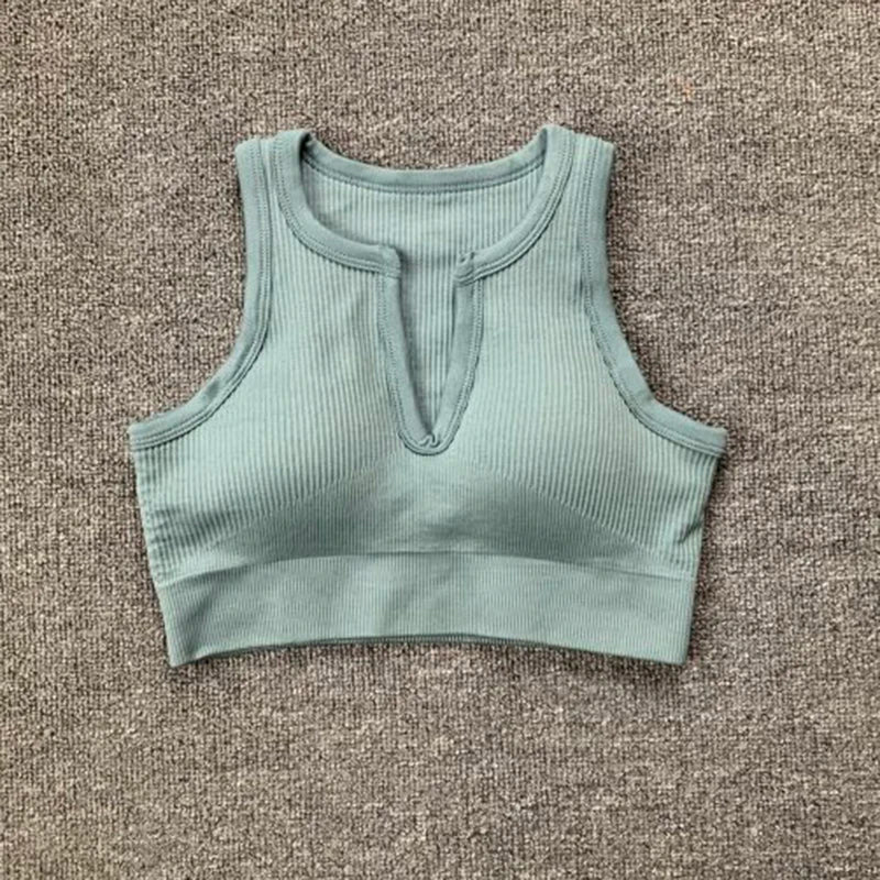 Seamless Sport Suit Yoga Suit Fitness Gym Clothes Women Gym Crop Top Yoga Shirts