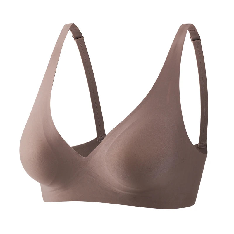 Plus Size Bra Seamless Sexy Women Bras Wire Free Brassieres Soft Underwear