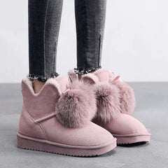 Leather Snow Boots Women Boots Fashion Australia Boots