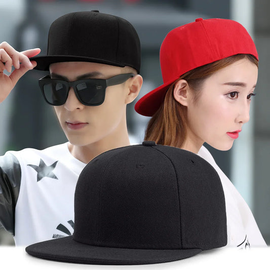 Big Bone Man Plus Size Baseball Caps Adult Flat Peak Hip Hop Fitted Hat Men Women Large Size Snapback Cap size 6 3/4 to size 8