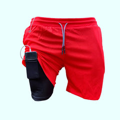 Running Shorts Men 2 in 1 Training Gym Shorts Fitness Men Joggers Jogging