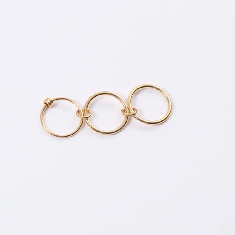 Multiple Layers Strand Loop Index Finger Rings for Women Lead Nickel