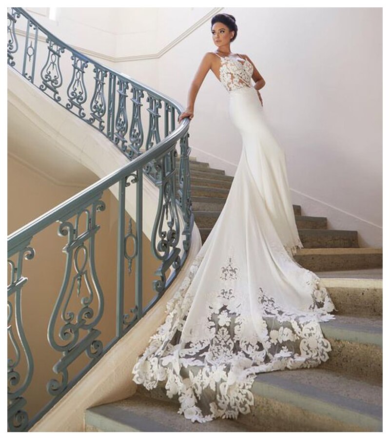 White Bridesmaid Dresses: Mermaid Wedding Dress Sleeves Vintage Lace Sweetheart