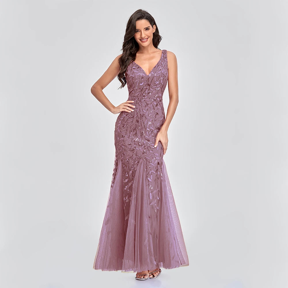 Evening wear Dresses: Cocktail Dresses V-back Mermaid Party Prom Gowns