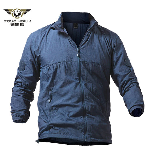 Army Military Jackets Men Summer Thin Waterproof Windbreaker Quick Dry Tactical Skin