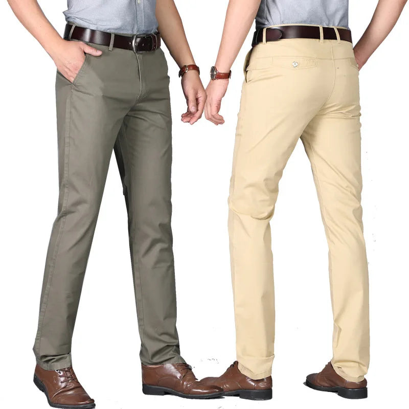 High Quality Mens Suit Pants Business Casual Dress Long Pant Men Classic Straight
