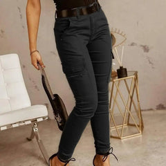 Women Pants Office Lady Trousers for Autumn Pants Women Tactical Pants Multi Pocket