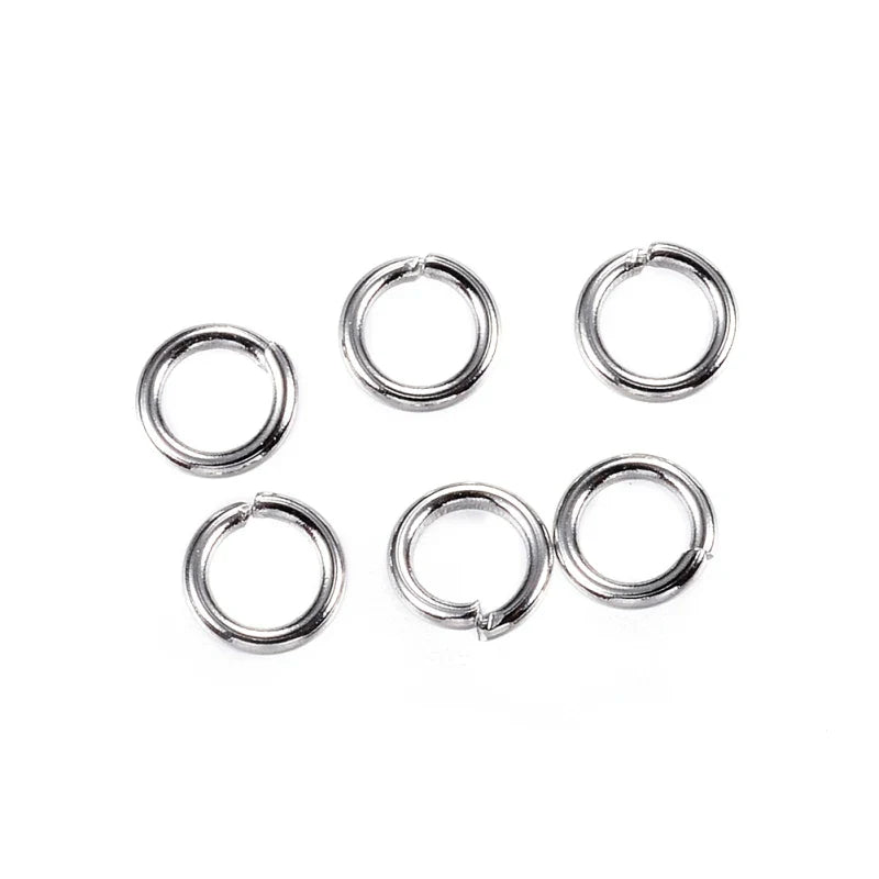 304 Stainless Steel Jump Rings Close Unsoldered Jump Rings for Jewelry Accessories Lovers 4mm 5mm 6mm 7mm 8mm 9mm 10mm