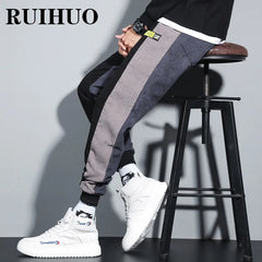 Corduroy Jogging Pants Men Clothing Work Pants For Men Fashion Trousers Street Wear