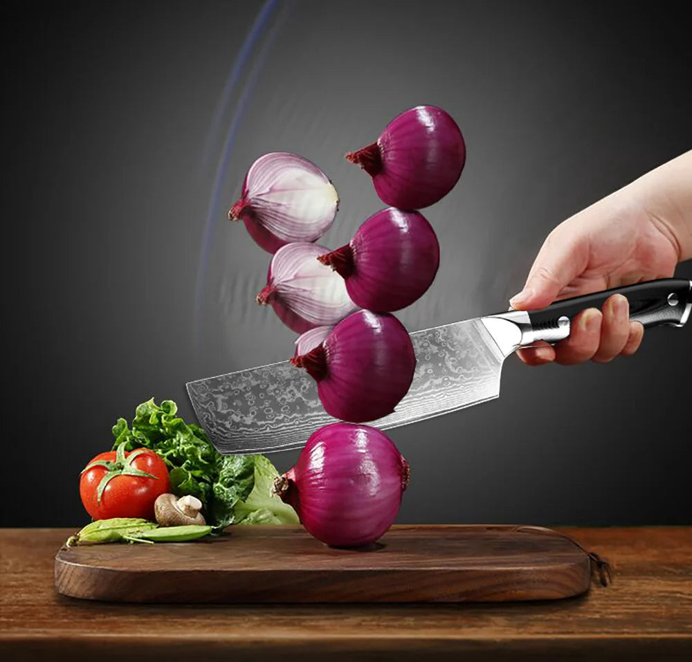 Damascus kitchen Knife 1-9PC 67 layers Japan Damascus steel Chef knife Sharp