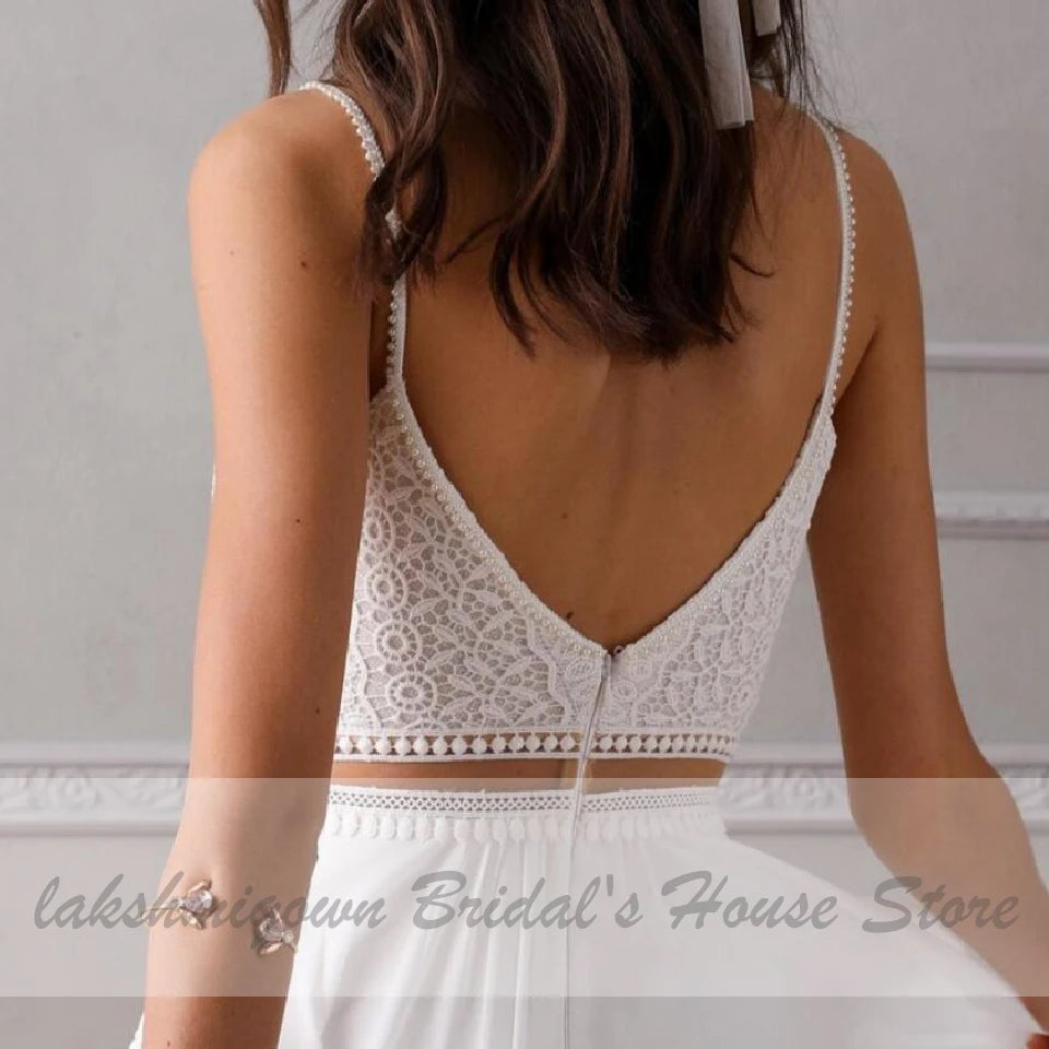 White Bridesmaid Dresses: Wedding Dress for Chic Boho Bridal Reception Wedding Party
