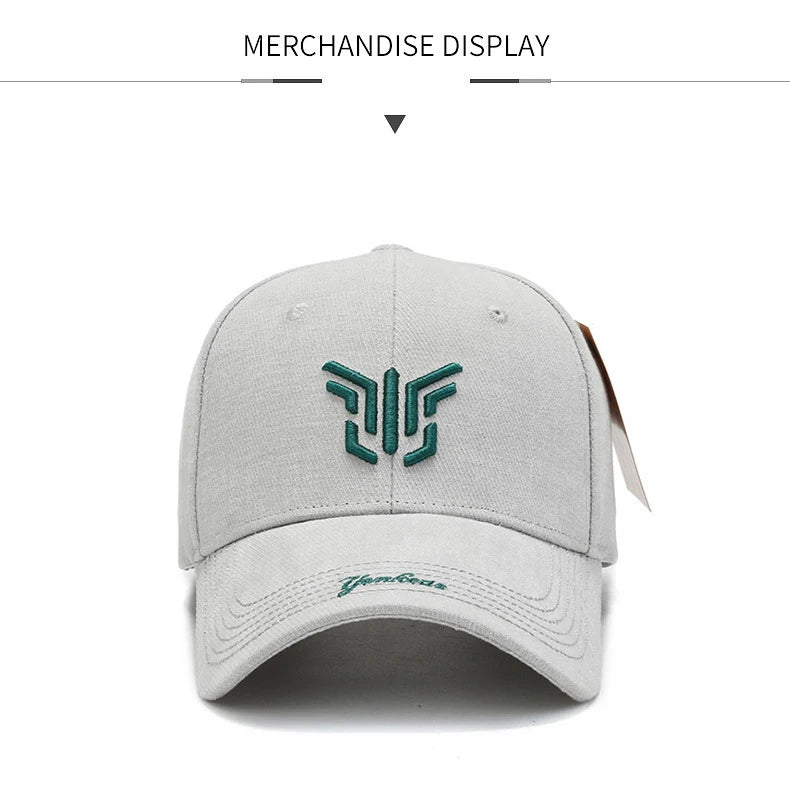 Baseball Cap New Spring Summer Solid Sunhat Embroidered Men Women