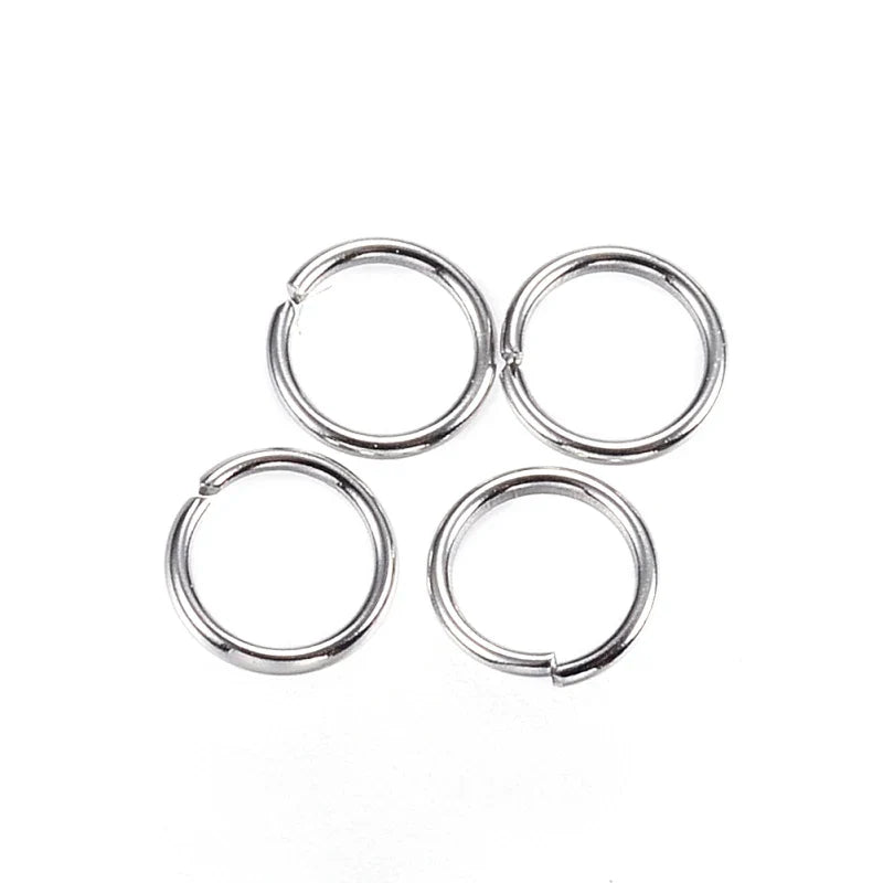 304 Stainless Steel Jump Rings Close Unsoldered Jump Rings for Jewelry Accessories Lovers 4mm 5mm 6mm 7mm 8mm 9mm 10mm