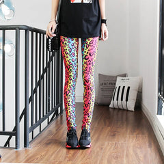 Fashion Leggings Casual and Colorful Leg Warmer Fit Most Sizes Leggins Pants