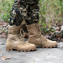 Men's Military Combat Mens Chukka Ankle Boot Tactical Big Size Army Boot Male Shoes