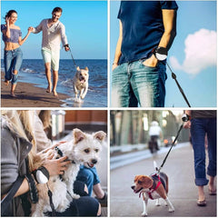 Wrist Dog Leash Hands Free Retractable Pet Traction Rope 3M Automatic Telescopic Pet