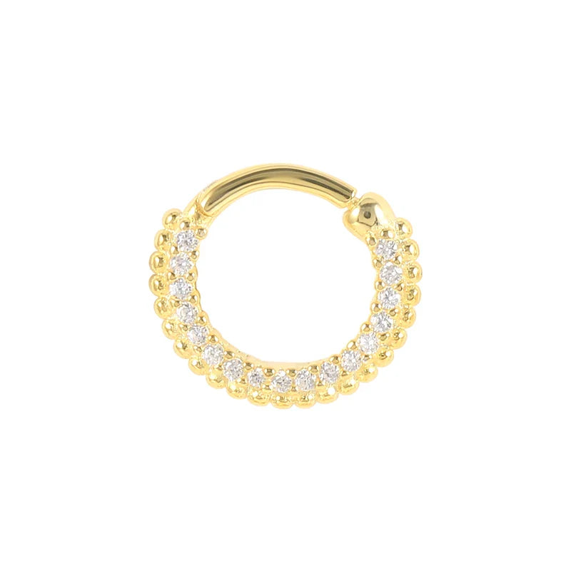 ROXI Multible Crystal Hoop Earrings for Women 2021 925 Sterling Silver Ear Nose Jewelry Earrings Heart Round joyas de plata 925