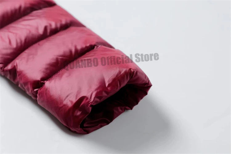 Women Ultra Lightweight Packable Long Puffer Jacket Autumn Winter