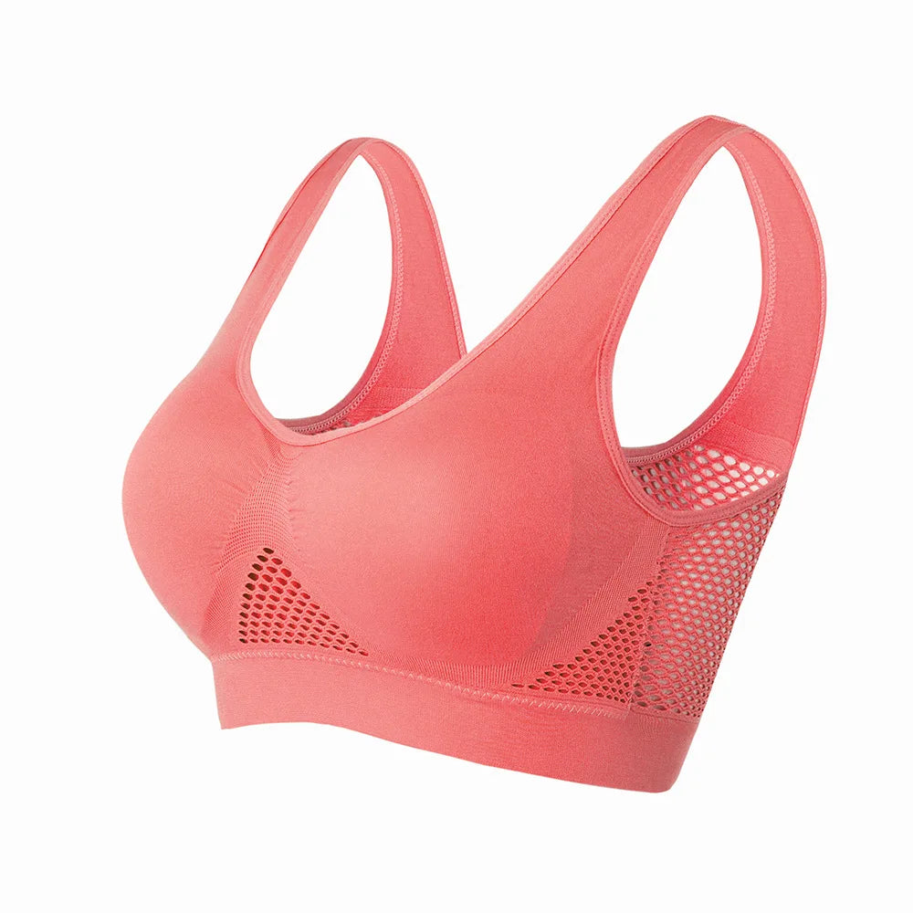 Women Sport Bra Fitness Yoga Running Vest Underwear Padded Crop Tops