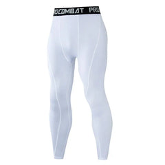 Men Compression Tight Leggings Running Sports Male Fitness Jogging Pants Quick Dry