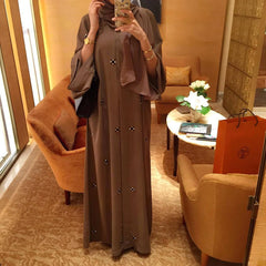 Hijab Abaya Kimono Dubai Turkey Kaftan Muslim Abayas For Women