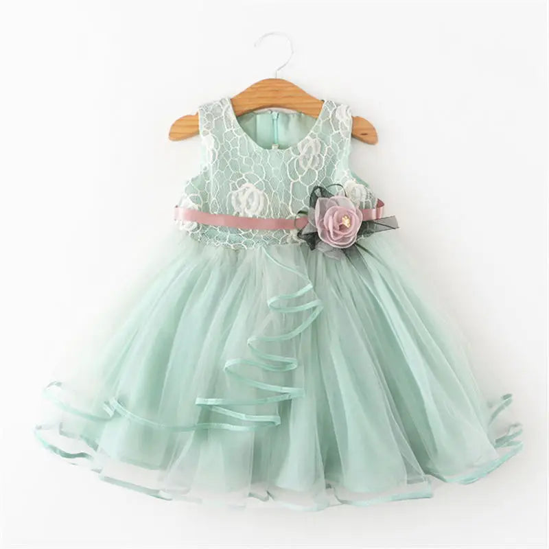 Baby Girls Dress Casual Costume Kids Dresses For Girls Flower Baby Dress