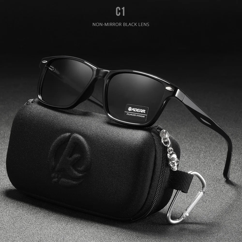 Polarized Sunglasses For Men Women TR90 Material Frame Spring