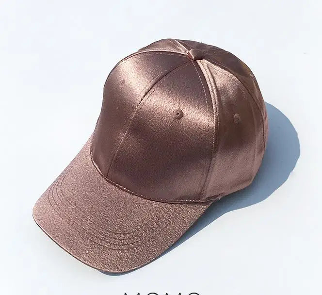 COKK Baseball Cap Women Hat Summer Hats For Women Men Satin Sold Baseball Cap Snapback Casquette Gorras Casual Sport Fashion