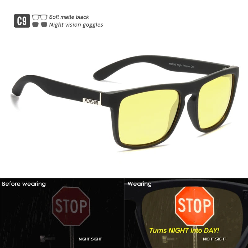 Polarized Sunglasses Men Classic Design All-Fit Mirror Sunglass