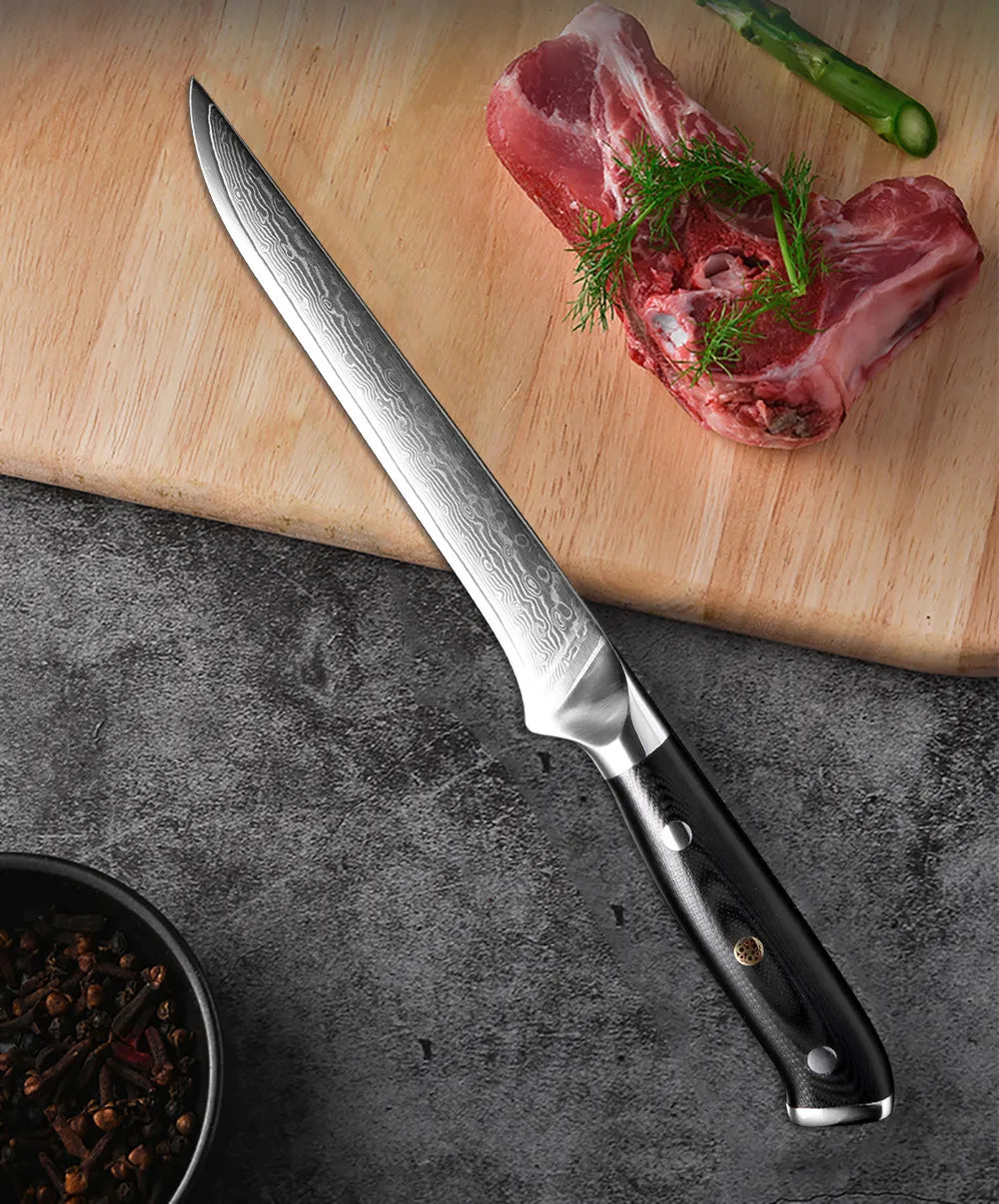 Damascus kitchen Knife 1-9PC 67 layers Japan Damascus steel Chef knife Sharp