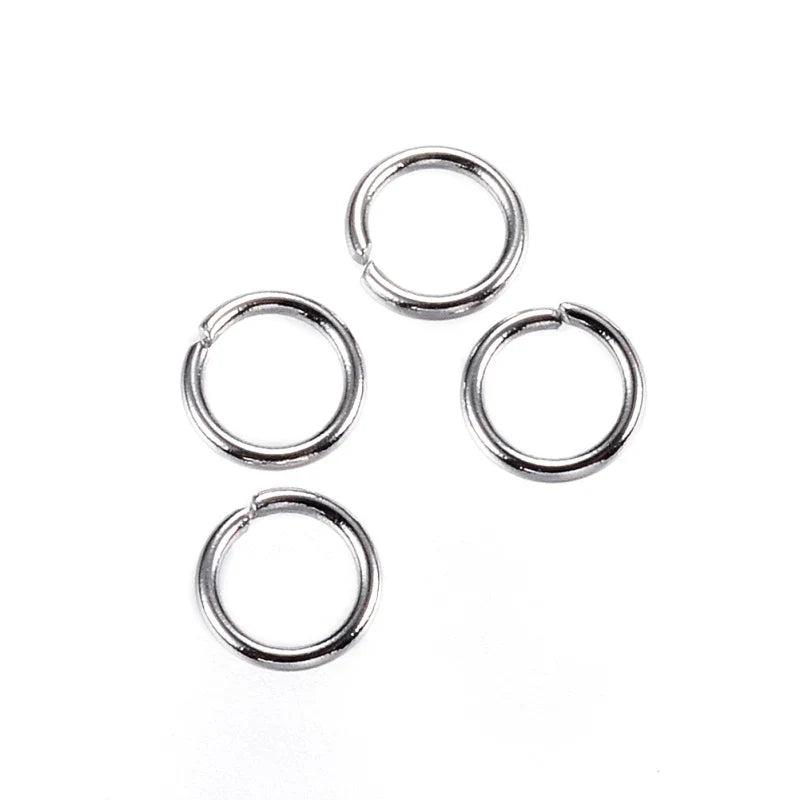 304 Stainless Steel Jump Rings Close Unsoldered Jump Rings for Jewelry Accessories Lovers 4mm 5mm 6mm 7mm 8mm 9mm 10mm