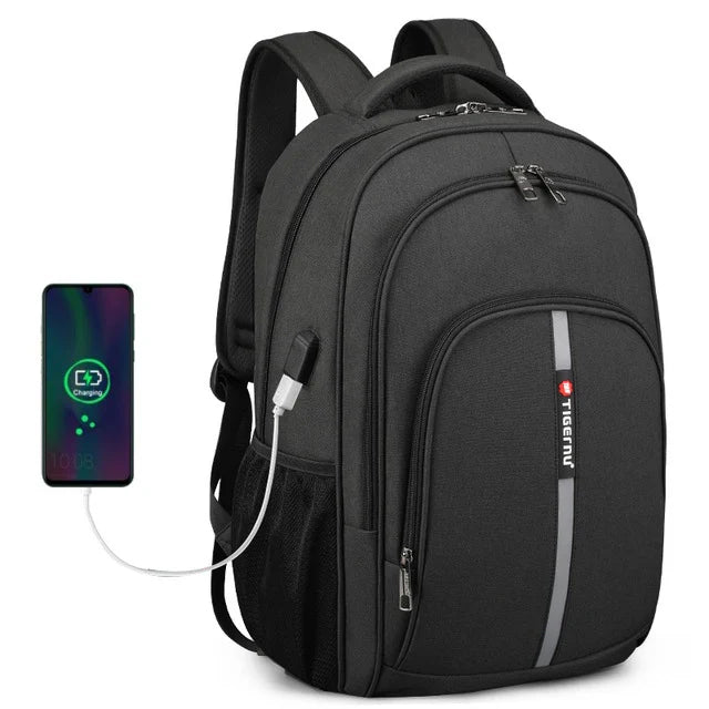 Tigernu Large Capacity Backpack 15.6inch Laptop Backpack Anti Theft Men Backpack College Schoolbag Travel Backpack Bag For Men