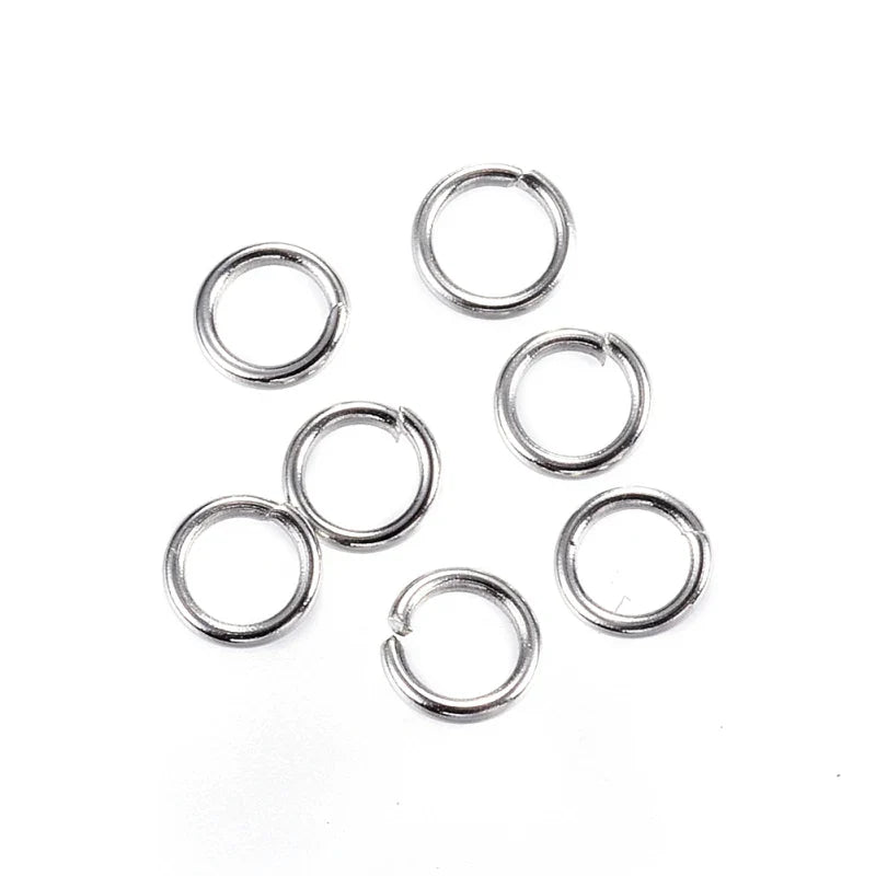 304 Stainless Steel Jump Rings Close Unsoldered Jump Rings for Jewelry Accessories Lovers 4mm 5mm 6mm 7mm 8mm 9mm 10mm